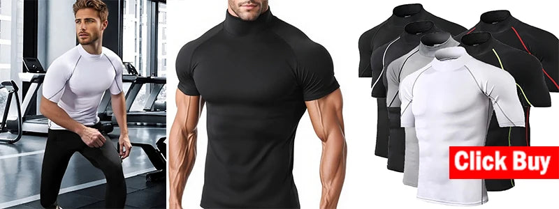 Men Running T shirt Quick Dry Bodybuilding Sport Shirt Long Sleeve/Compression Top  Fitness Tight Rash Guard Gym T-Shirt Men