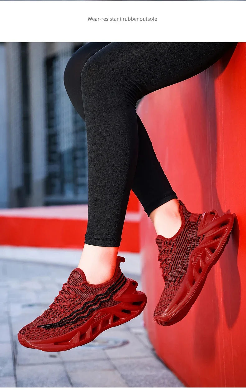 YRZL Sneakers Women Running Shoes Breathable Mesh Comfortable/Athletic Sneakers for Men Non Slip Sports Shoes for Woman