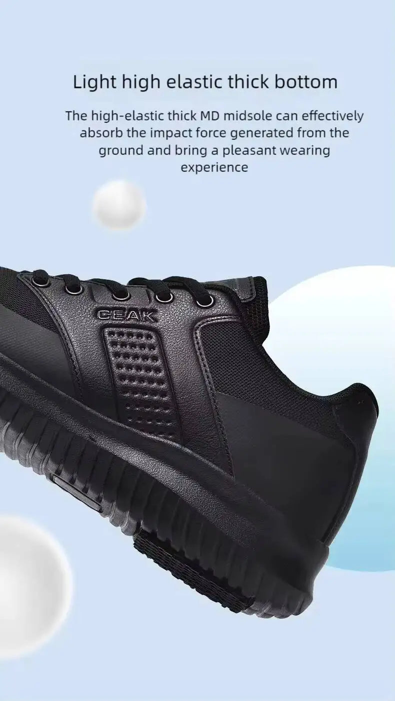 2026 Chef Non-Slip Four Seasons Breathable Hotel Work Light/Outdoor Men's Plus Size Casual Sports Walking Shoes