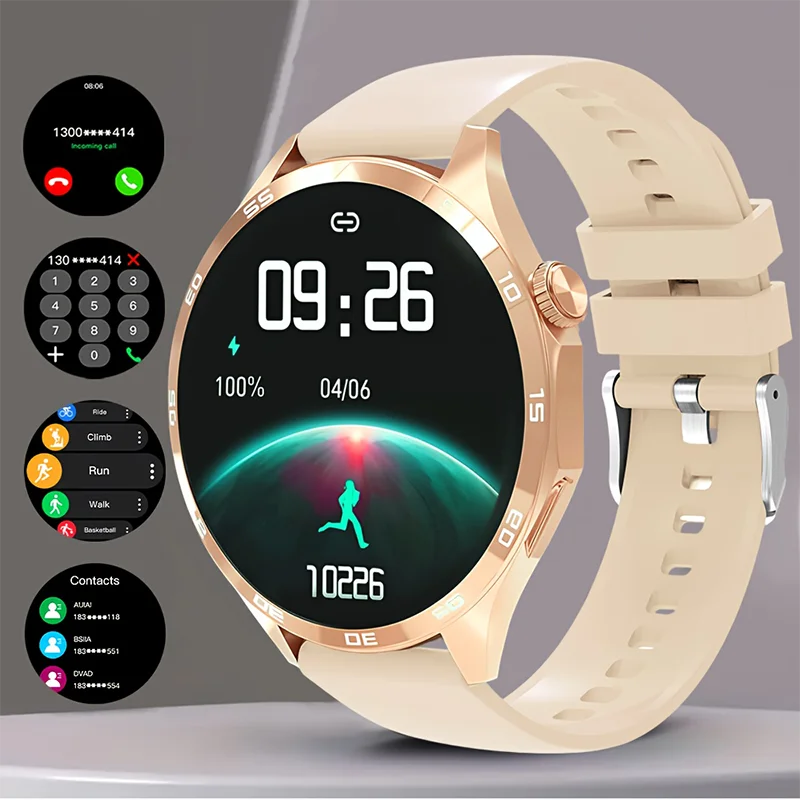 New Smart Watch Men 1.52" HD IPS Screen Bluetooth Call/Fitness Tracker Heart Rate Monitor Sports Smartwatch