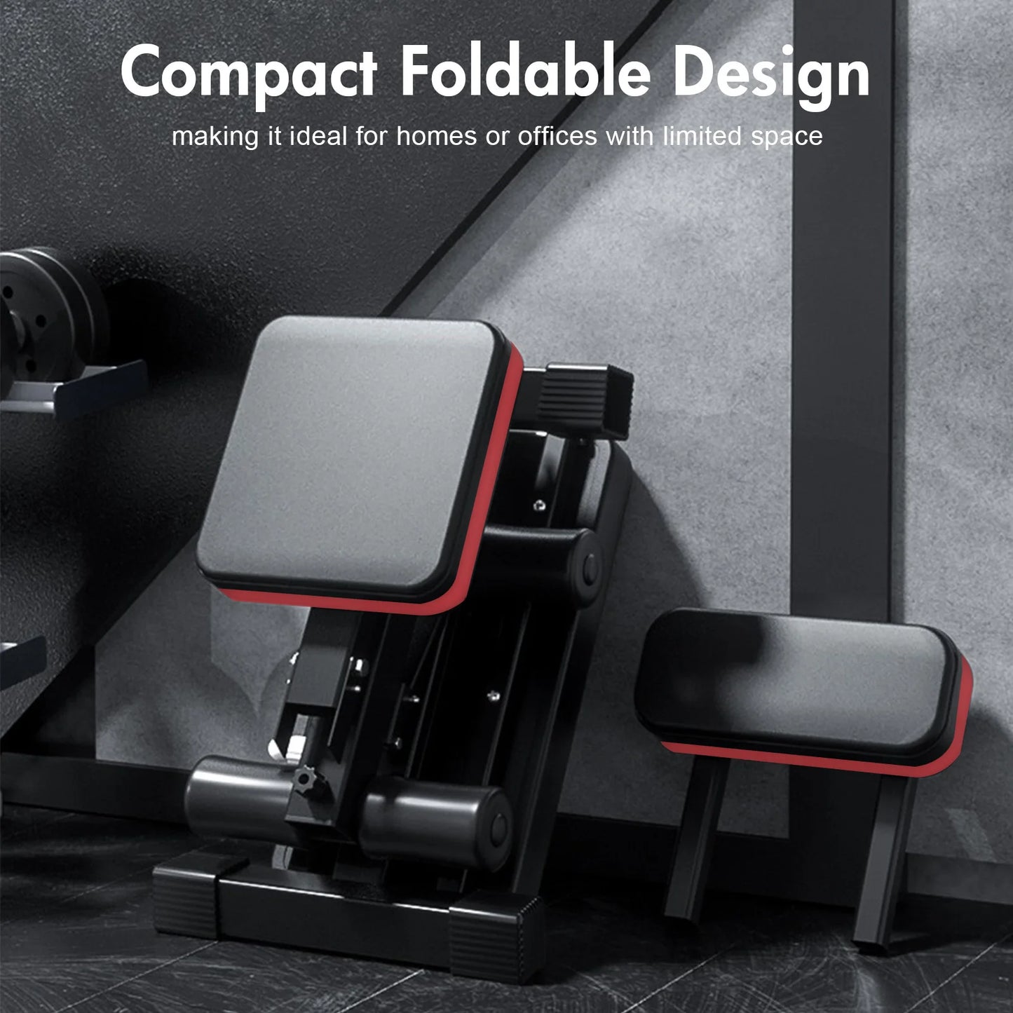 Adjustable Weight Bench 7-Level Foldable with Extended Headrest/Leg Extension Incline Decline Bench 770 lbs Full-Body Strength