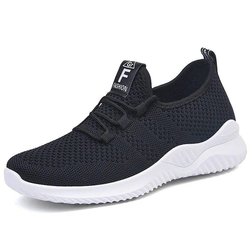 Women's Lightweight Walking Sneakers Breathable Mesh/Upper Non-Slip Outsole Comfortable Slip-On Casual Shoes