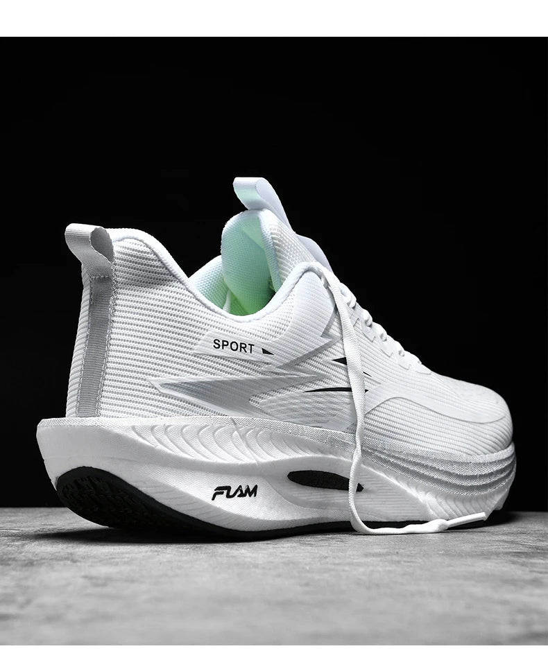 Men Sports Running Shoes Marathon Air Cushion Breathable Lightweight/Comfortable Women Outdoor Athletic Sneakers Jogging Shoes