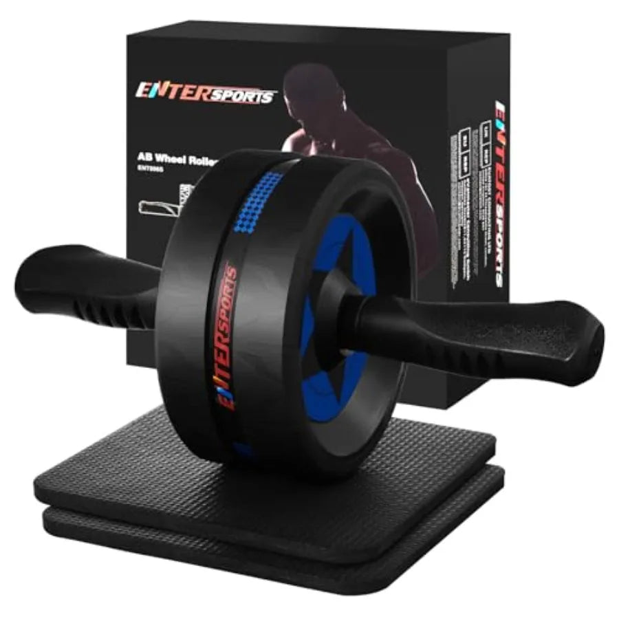 Ab Roller Wheel for Abs Workout Abdominal Exercise Equipment/with 2 Knee Pads for Home Gym Core Strength Training Fitness