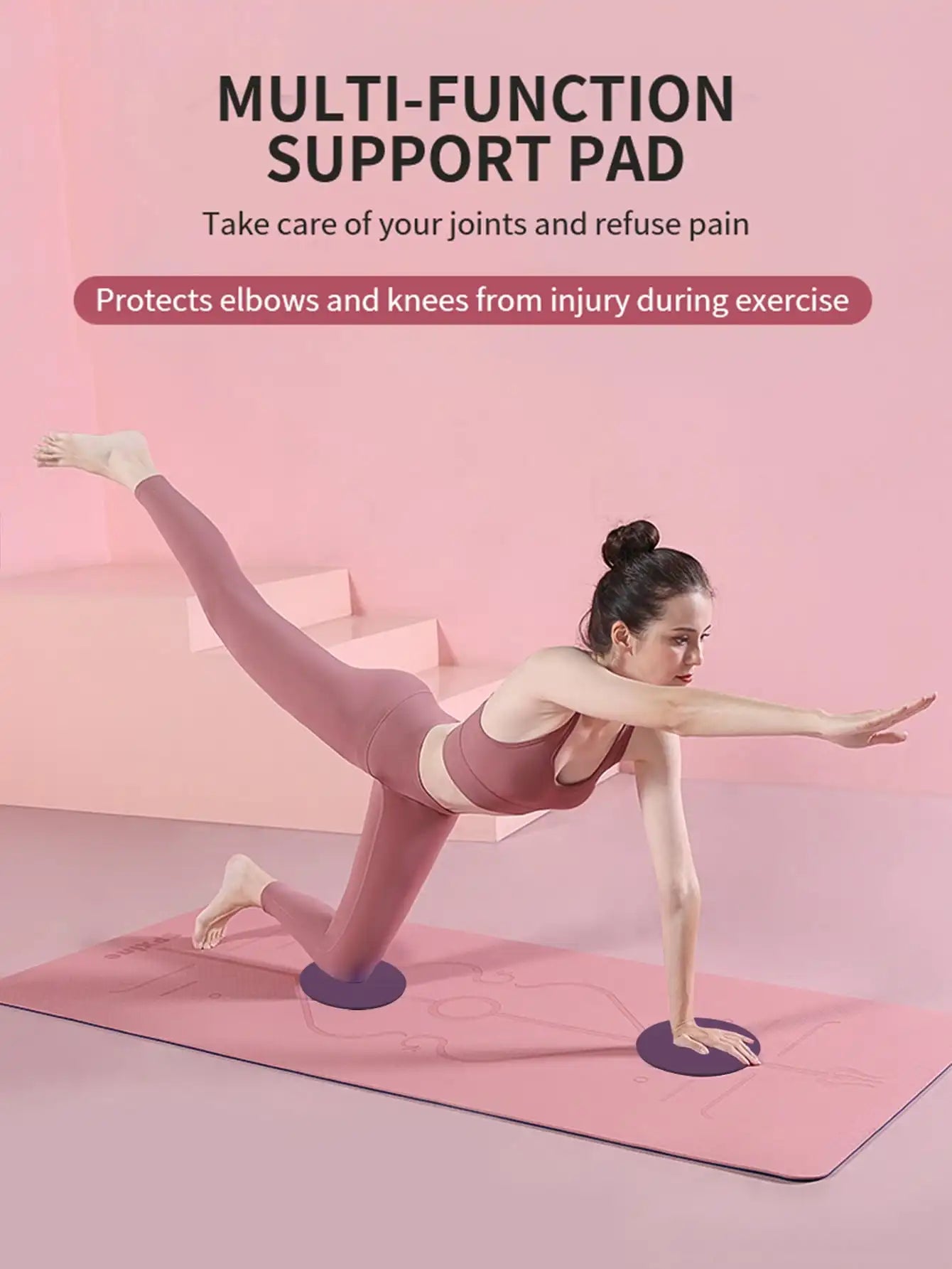 2pcs Yoga Balance Pad Soft and Wear Resistant/Multi Functional Pad for Workouts Exercise Yoga