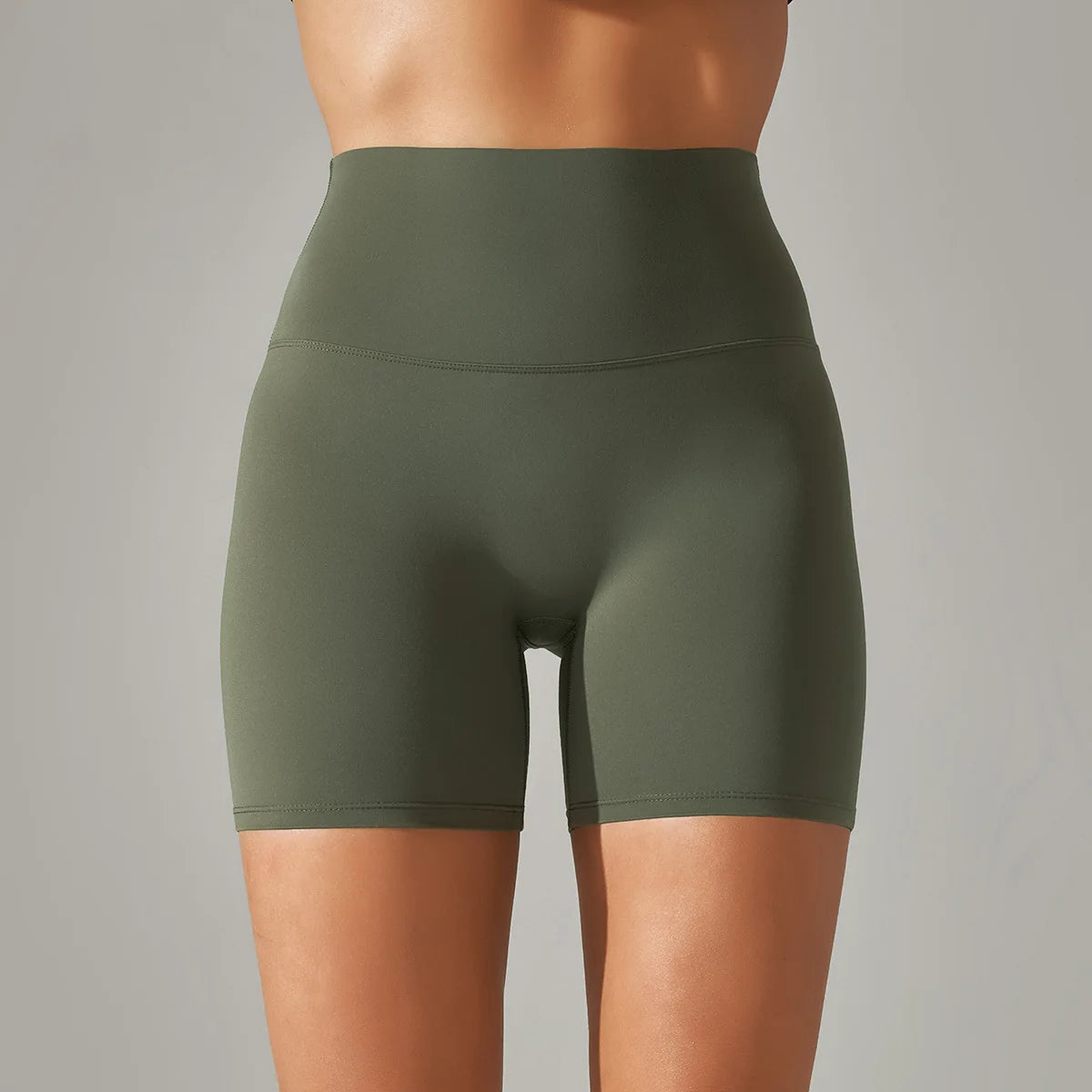 Women High Waist Breathable Yoga Fitness Shorts Stretch Sports Leggings/Running Cycling Summer Daily Workout Gym Athletic Shorts
