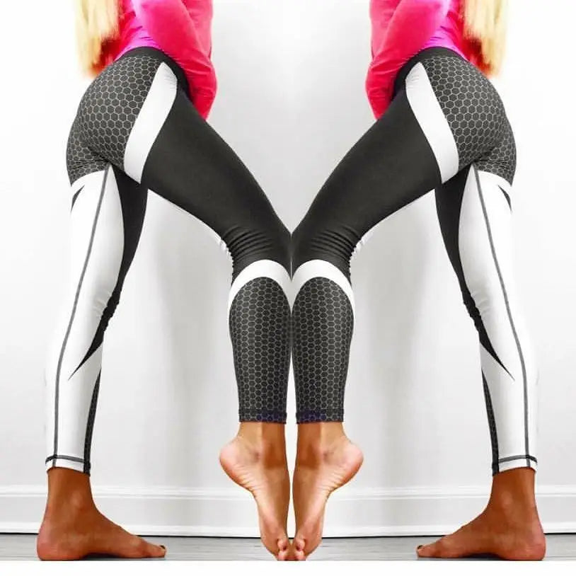 Printed Yoga Pants Women Push Up Professional Running/Fitness Gym Sport Leggings Tight Trouser Pencil Leggings
