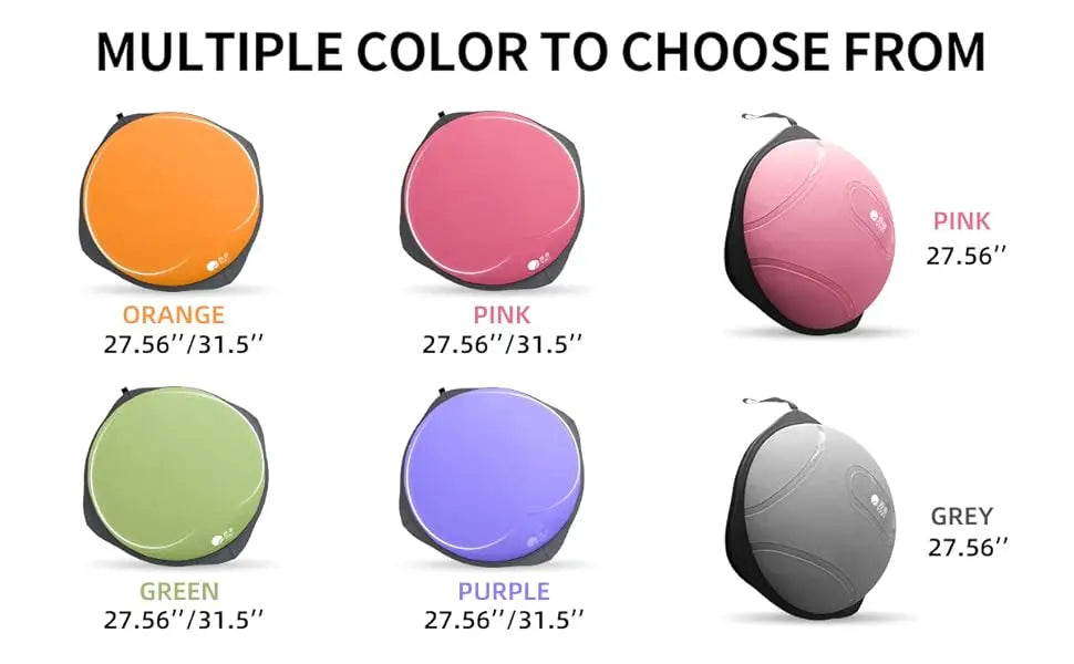 workout equipment for home balancing ball half ball balance trainer core training equipment 27.5 inch Yoga Exercise Ball