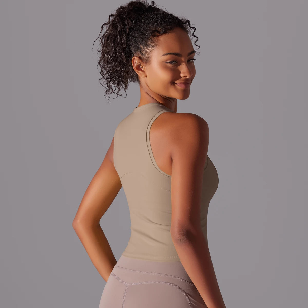 Sleeveless Yoga Vest Slim Sportswear  Stretchy Slim Sports Bra/Breathable Pleated Tank Top Quick Dry Fitness Wear Sexy Slim Top
