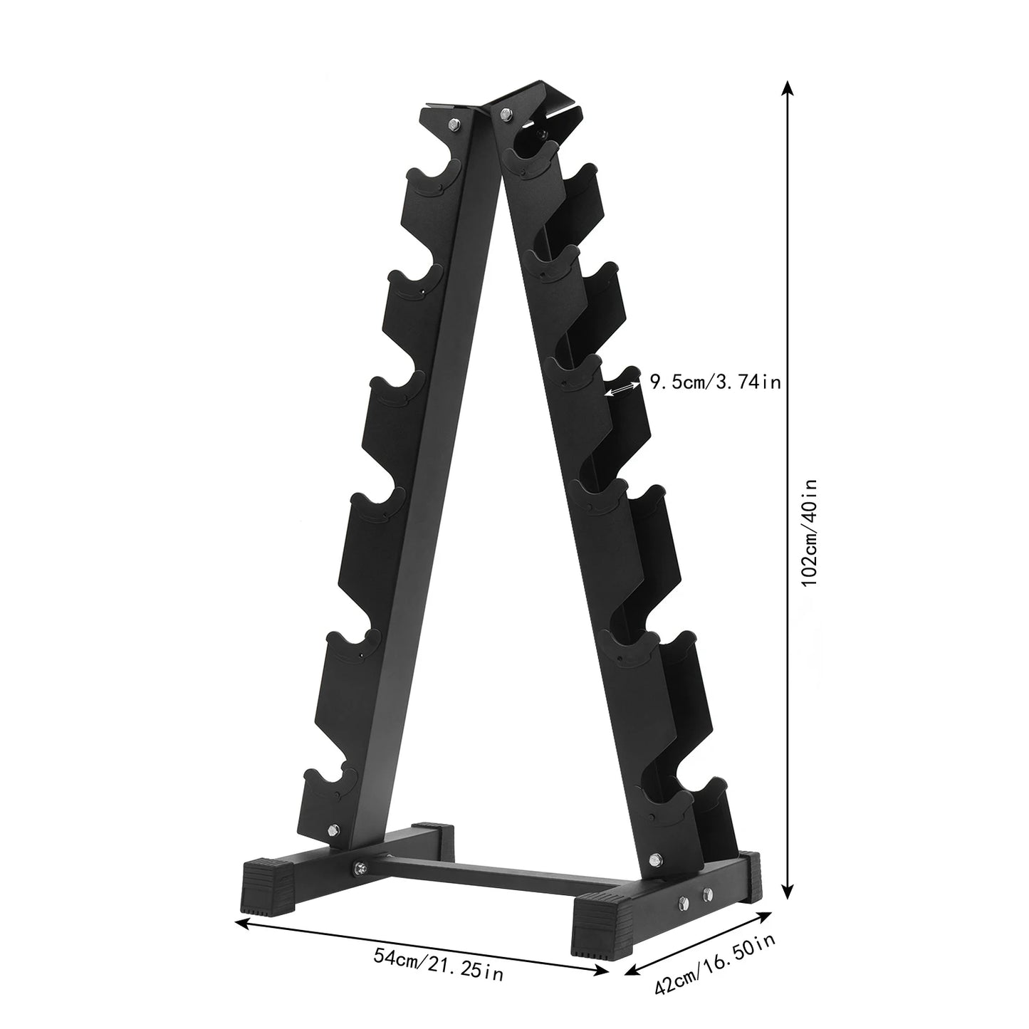 Dumbbell Rack Stand Rack for Dumbbells Compact/Home Gym Space Saver 660 Weight Capacity Sturdy and Durable