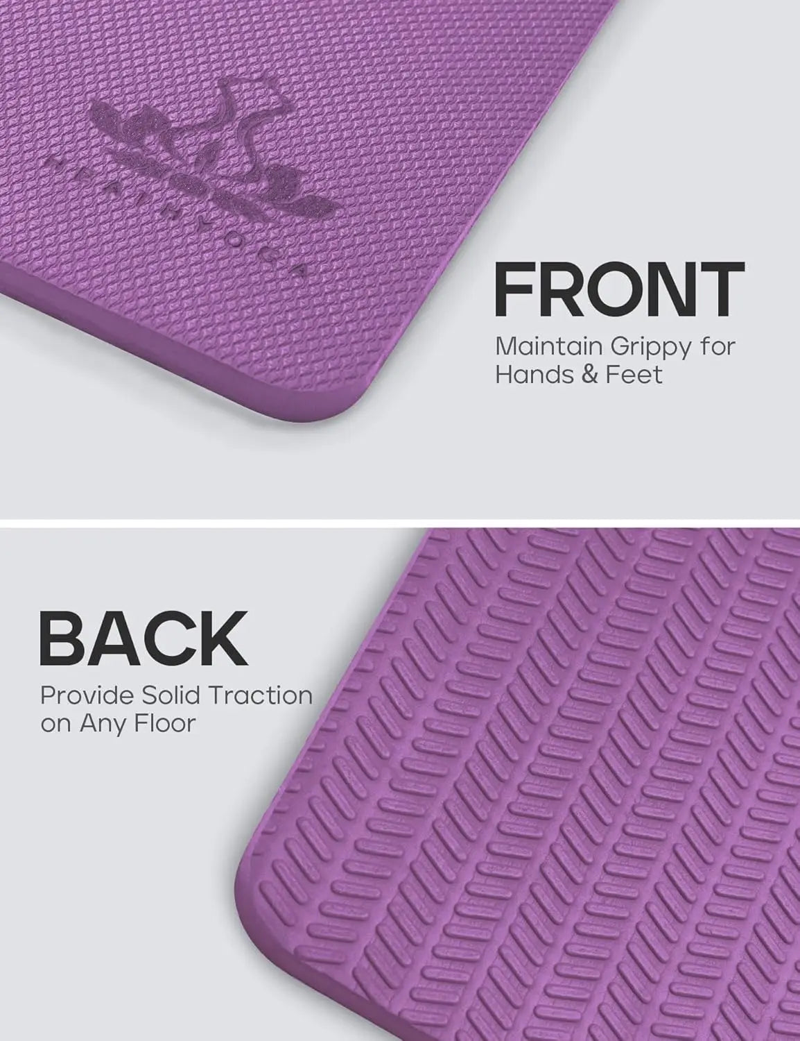 Non-Slip Yoga Knee Pads Cushion for Exercise/Gardening, and Floor Work 26x10 Inches