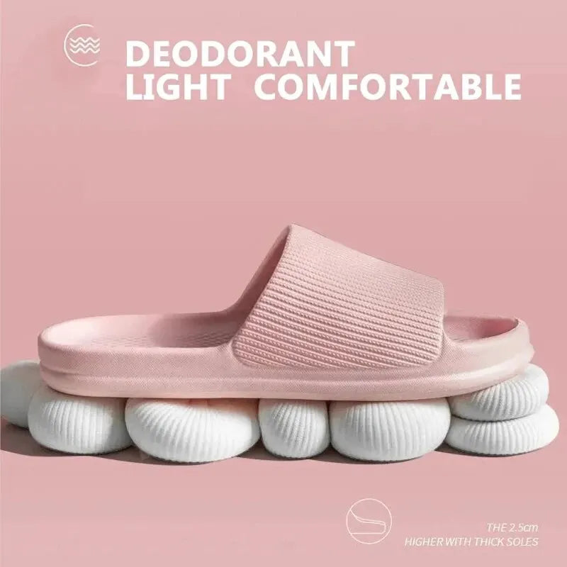 Soft Sole Massage Shower Shoes for Women Waterproof/Non-slip Home Leisure Fashion Bathroom Slippers