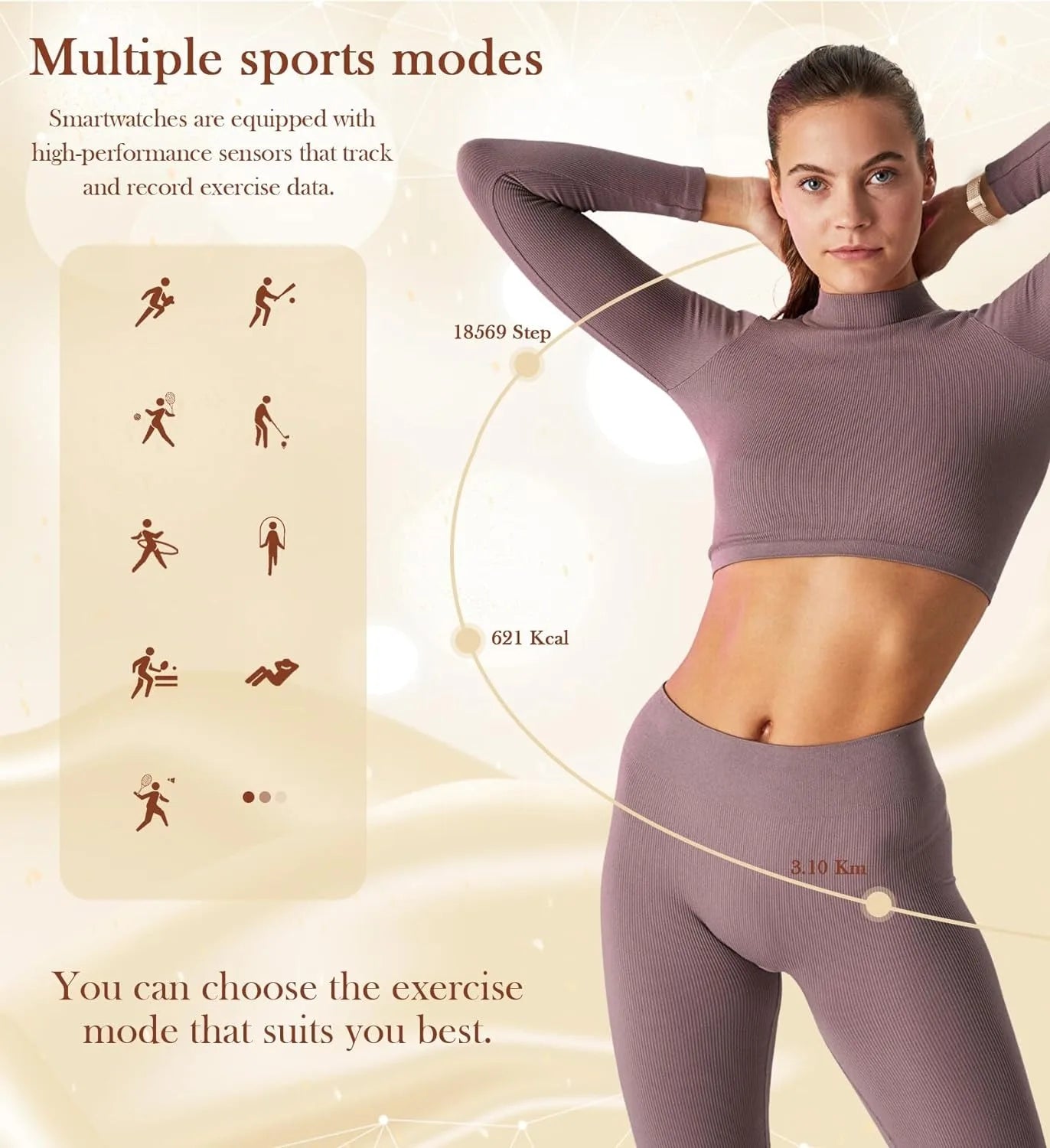 Women's Fashion Wearable Smartwatch (answer/dial)/For Android And IPhone Fitness Watch AI Voice Function