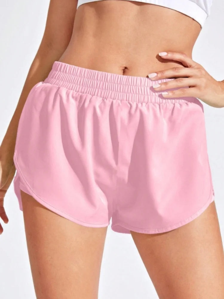 Yoga Shorts Women Fitness Elastic Running Workout Short Leggings/For Ladies Gym Sport Shorts Fitness Sportwear