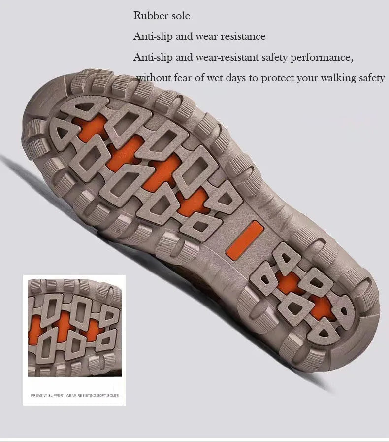 Oulylan Summer Breathable Men Hiking Shoes Mesh Outdoor Men/Climbing Shoes Men Sport Shoes Quick-dry Water Shoes