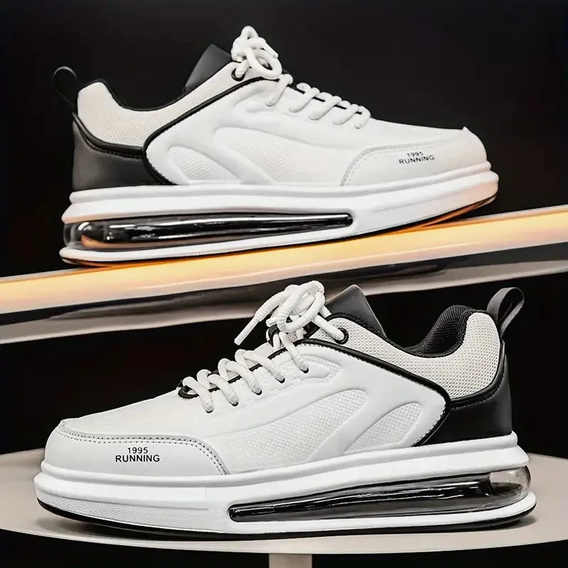 Men's fashionable street skate shoes couple's style comfortable/anti-slip laced casual sports shoes, suitable for men's outdoor