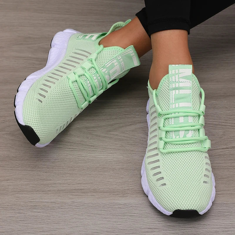 Women's Platform Sports Shoes with Fashionable Trendy Design/Breathable Comfortable Shoes Outdoor Hiking  Walking Casual Shoes