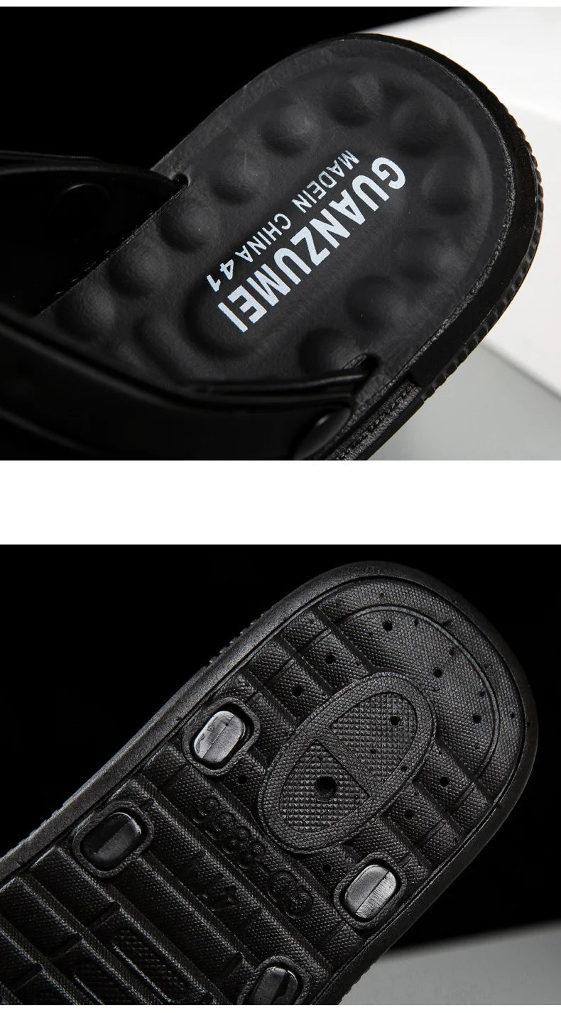 Summer Men Sandals Open Toe Flat Men's Casual Shoes Outdoor/Walking Sandals for Men Beach Shoes hombre Men slippers
