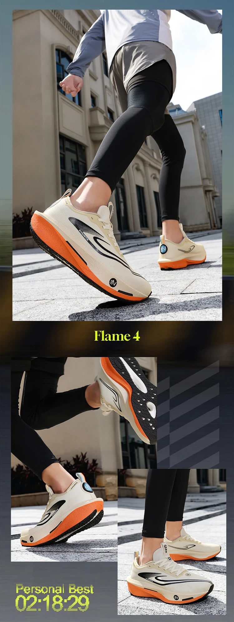 Running Shoes Carbon Board Specialty Sports Marathon Breathable Lightweight Women's Comfortable Athletic Sneakers