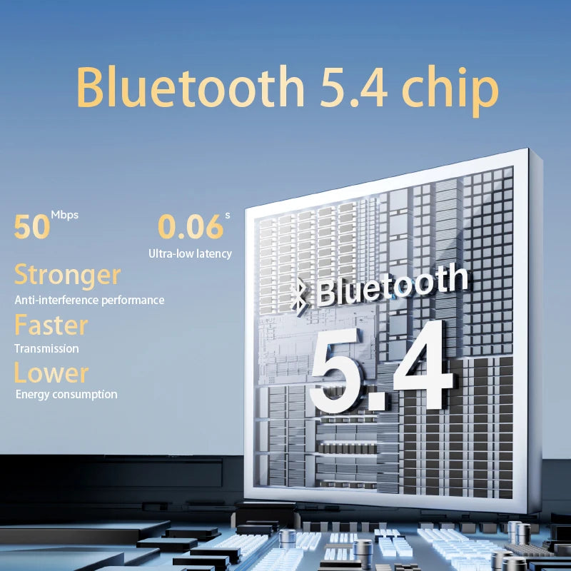 Acer OHR516 ANC Wireless Bluetooth 5.4 Headphones 48dB ANC Headsets/40mm Dynamic Driver 100H Playtime with LDAC Earphones