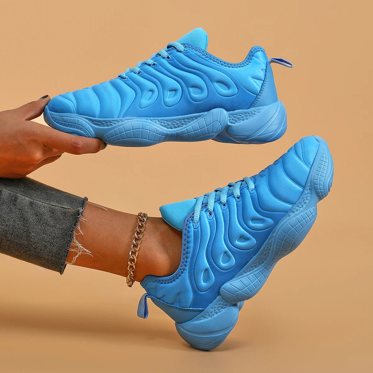 New Candy Color Men Transparent Bottom Sneakers/Running Shoes Women Hiking Shoes Couple Autumn Rainbow Sports Shoes