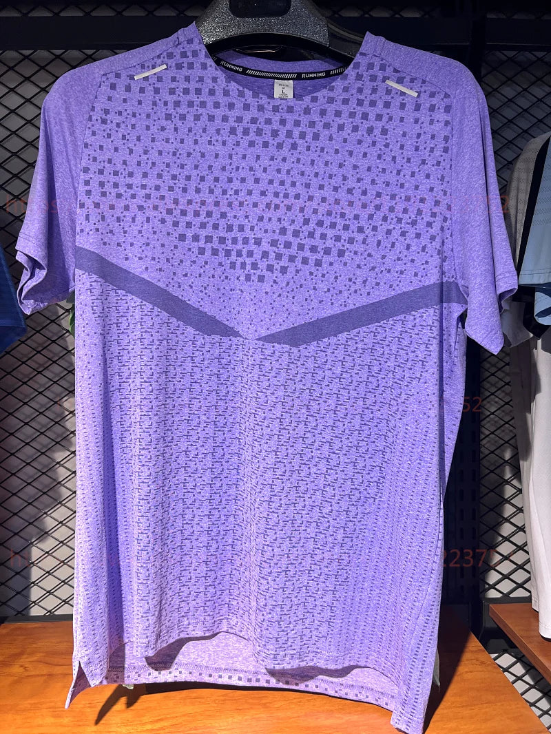 3D Print Gym Shirts Fashion Running Casual Outdoor Jogging/Breathable Workout Short Sleeves Quick Dry Training New Tee