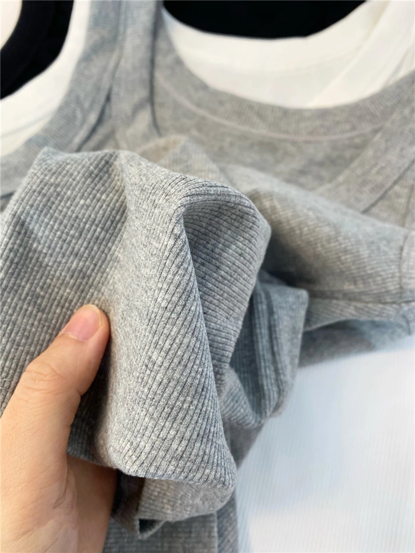 3PCS Set Cotton Camisole Vest Paired Summer Slim Fit Clothing/Simple Versatile Basic Top Breathable Women's Korean Style Tops