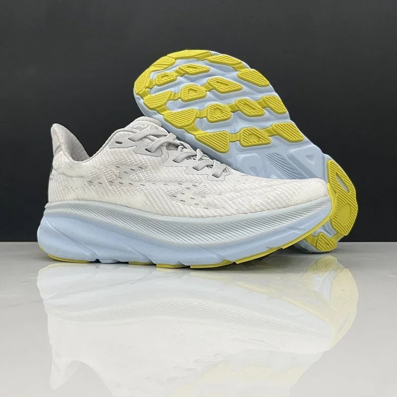 Running Shoes for Men Women Purple Blue Gradient Mesh Sneakers/Soft Thick Cushion Anti Slip Athletic Trainers