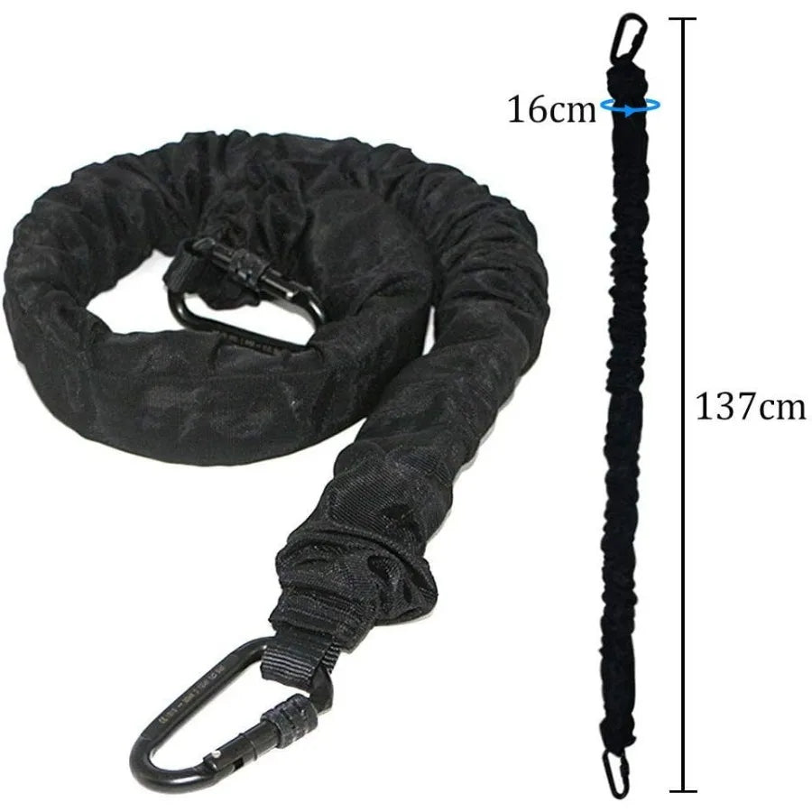 Pro Yoga Resistance Band Heavy Duty Bungee Cord for Home Gym/Pilates & Agility Training (4 Weight Classes)