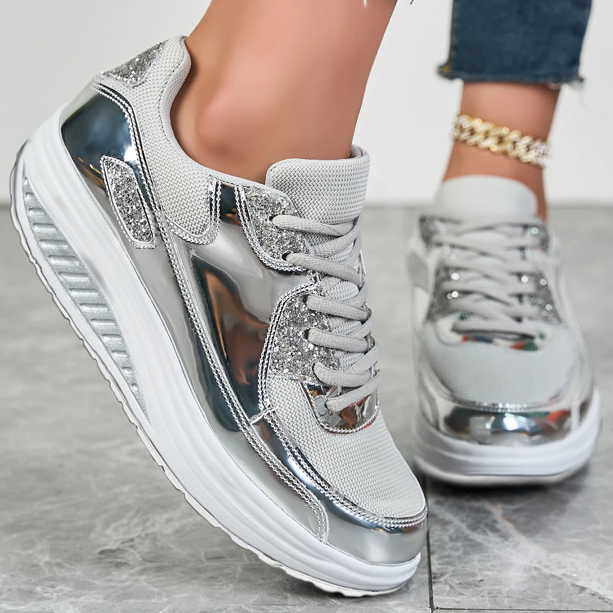 Sneakers for Women Orthopedic Sneakers Walking Shoes for Women/Lightweight Casual Tennis Sneakers Air Running Shoes