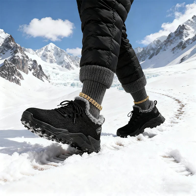 Women's Winter Warm Sports Shoes Non Slip Soles Suitable/for Cold Weather Outdoor Walking Shoes Fashionable Versatile