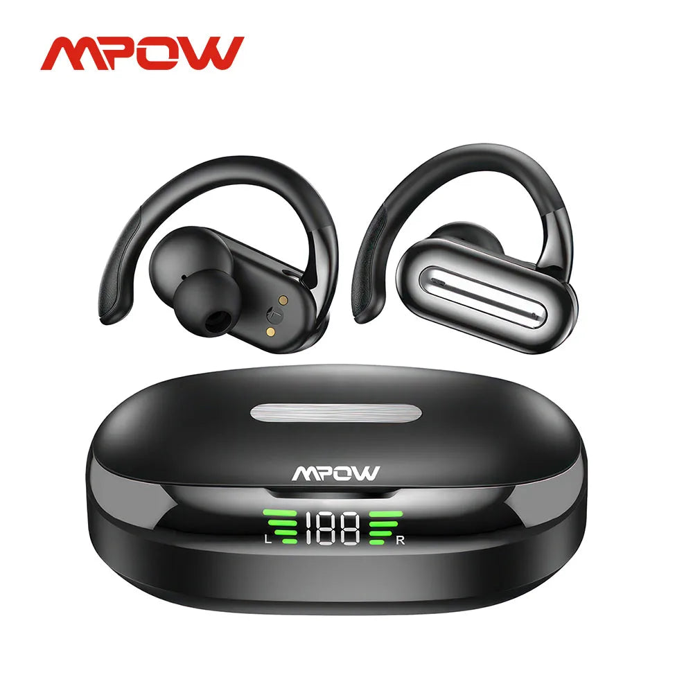 Mpow SP36 In-ear Bluetooth 5.4 Headphones Touch Control TWS Earphones/with Ear hook Wireless Sports Earphones 40 Hours Playtime