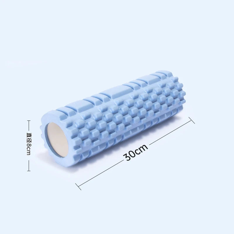 30cm Yoga Column Foam Fitness Muscle Training Pilates Sports Massage/Foam Roller Grid Trigger Point Therapy Home Gym Exercise