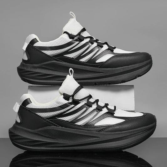 Extra Wide Feet Men Mesh Athletic Sneakers Lightweight Breathable/Casual Trainers Shock Absorb Insole Outdoor Jogging Footwear