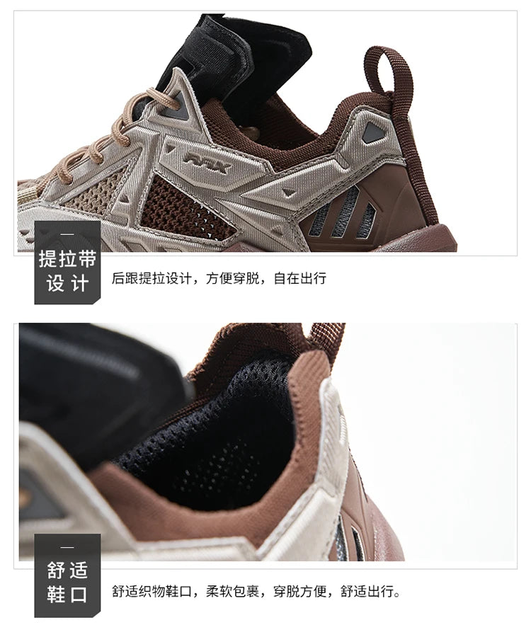 Rax Men Waterproof Hiking Shoes Breathable Hiking Boots/Outdoor Trekking Sports Sneakers Tactical Shoes