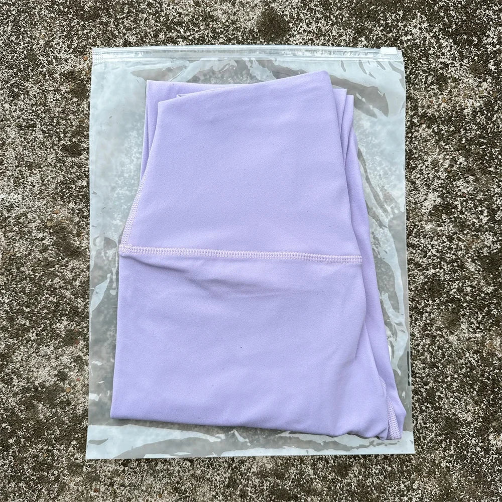 Solid Color Back Waist Pocket High Waist Yoga Legging Women Sport/Cropped Pants Butter Athletic Gym Comprehensive Training Jog