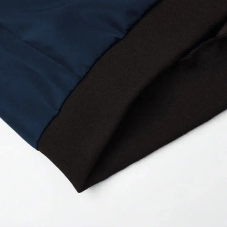 Men's Plain Light Jacket Outdoor Sports and Leisure/Stand-Up Collar Top with Zipper and Elastic Hem Windproof