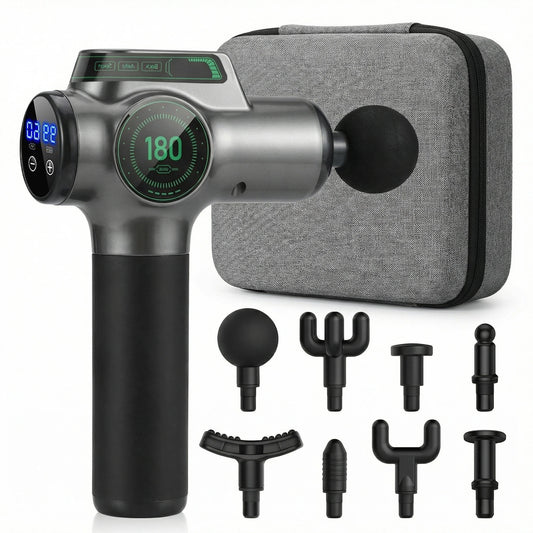 Ultra Quiet Deep Tissue Massage Gun with 12mm Amplitude/for Fitness Enthusiasts Muscle Recovery and Relaxation