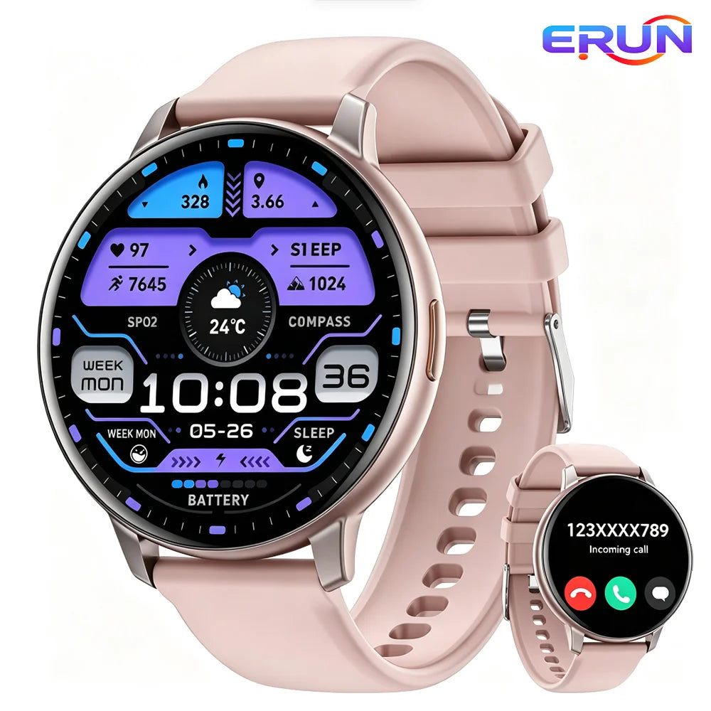 New Smartwatch Men's Watch Women's Watch 1.38-inch Screen/HD Display 250mAh Battery, 60 Days Long Standby Time