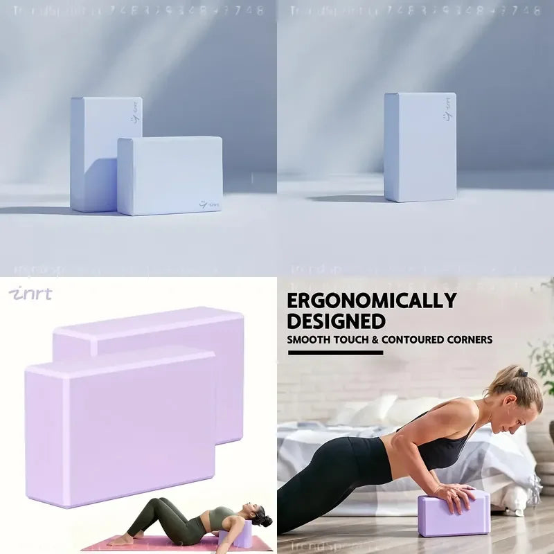 High‑Density EVA Yoga Block Non‑Slip Sturdy Foam Brick 150g Exercise Aid/For Pilates Meditation Fitness Training Home Gym Yoga Practice
