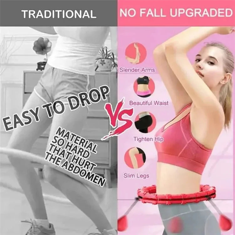 24 Section Sports Circle Portable Adjustable and Detachable/Shaping Circle Waist Easy Weight Loss and Fitness Equipment