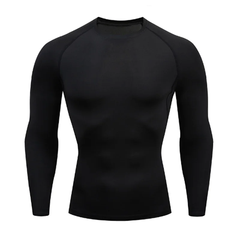 Men Compression Running T-Shirt Fitness Tight Long Sleeve Sport T-shirt/Training Jogging Shirts Gym Sportswear Quick Dry Clothes