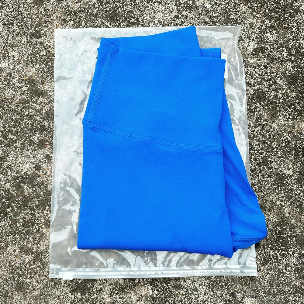 Solid Color Back Waist Pocket High Waist Yoga Legging Women Sport/Cropped Pants Butter Athletic Gym Comprehensive Training Jog