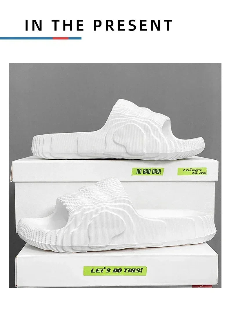 Luxury Man Sandal for Men Brand Men's Shoes White Sandals Flat/Men's Soft Sandal Summer Shoes Sale Slippers