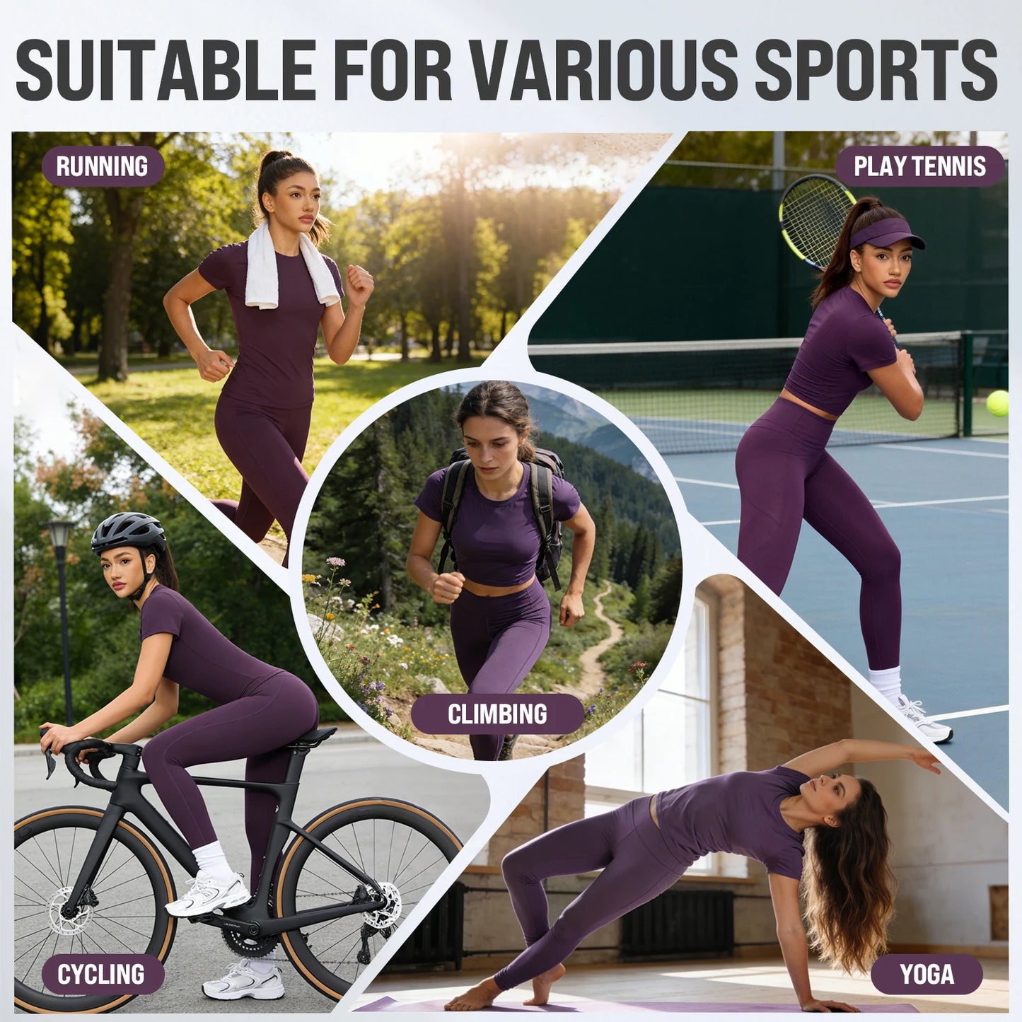Women's Naked-Skin Yoga Leggings High Stretch Quick Dry Butt Lifting/Tight Fitness Pants for Outdoor Jogging Casual Daily & Street Wear