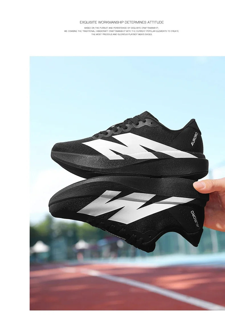 Men Ultra Light Running Shoes Breathable Athletic Sneakers/Shock Absorption Marathon Jogging Training Casual Sports Shoes for Men