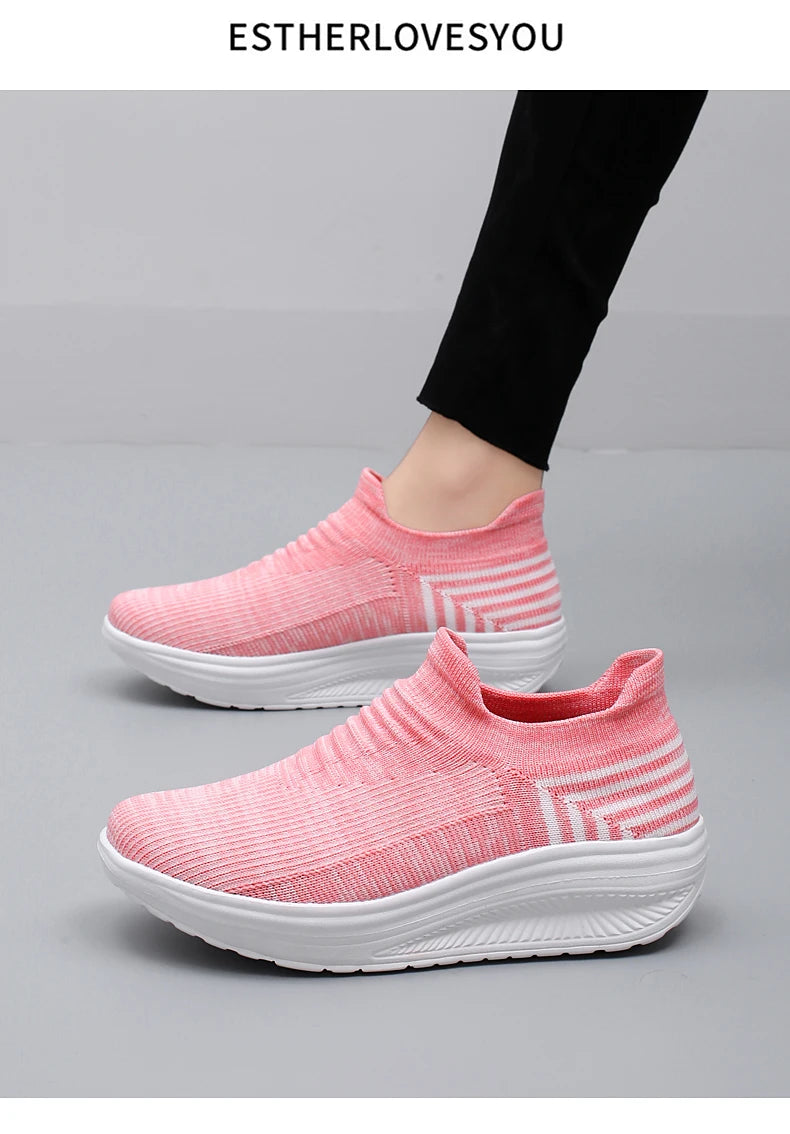 Shoes for Women Spring Autumn Breathable Fashion Platform Sneakers/Women Casual Women Shoes Loafers Walking