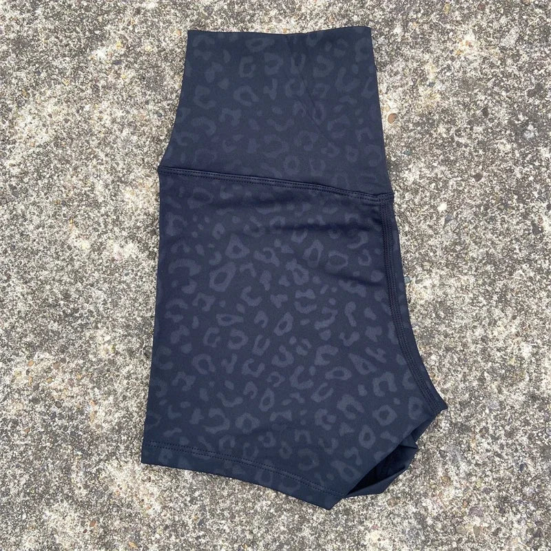 Solid Color Women Fitness Sport Shorts High Waist Athletic Yoga Shorts/Leg Cycling Comprehensive Training Jogging Squat