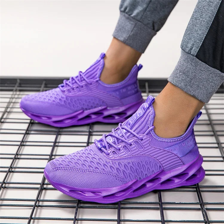 Hot Sale Pink Casual Sneakers Women Blade Shoes Big Light/Breathable Running Shoes Shoes Men Mesh Sports Sneakers