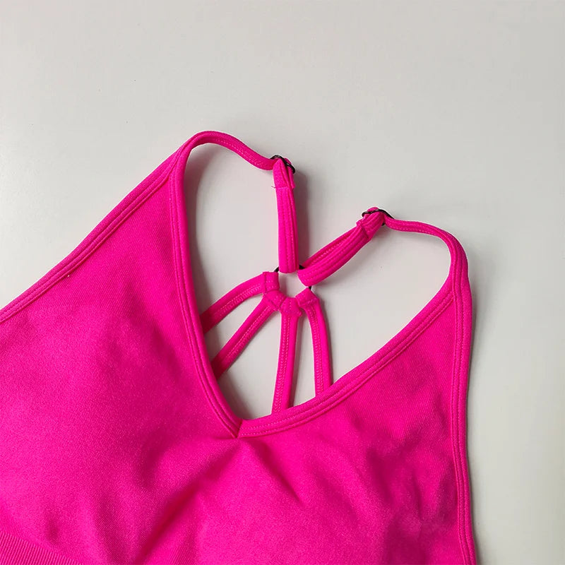 2 Pcs Yoga Sets Women High Waist Workout Outfits Gym Wear/Gym Clothing Sports Suits Fitness Tracksuit Sportswear Shorts Suit